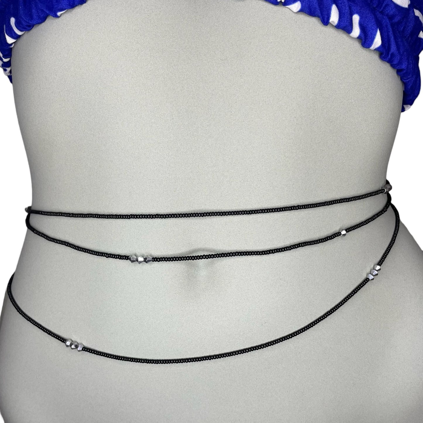 Waist Bead ~ Black/Schwarz