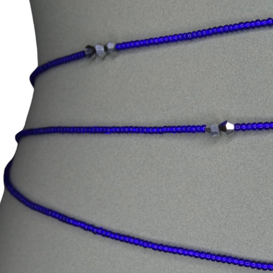 Waist Beads ~ Dark blue / Dunkelblau